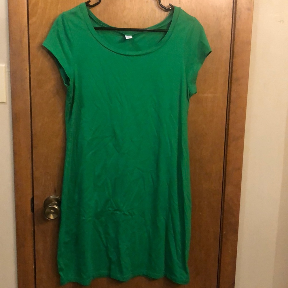 Tee Shirt dress. Comfy. Knee length.